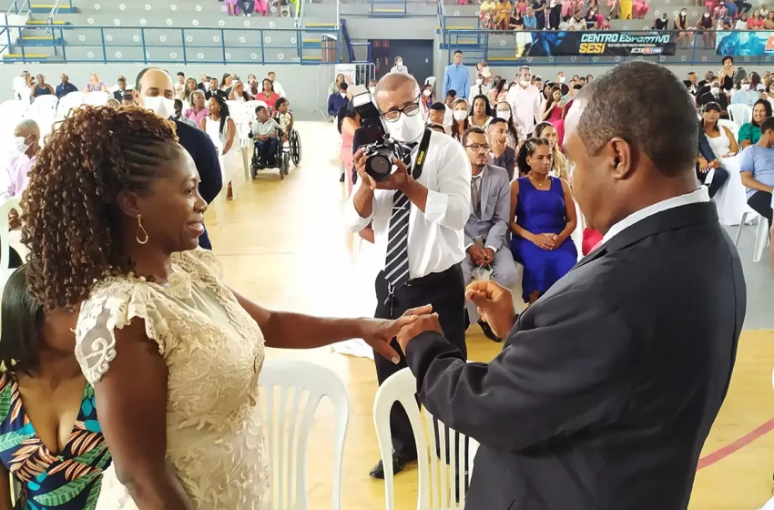  Cerimônia do Casamento Coletivo une mais de 170 casais nesta quinta-feira